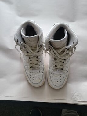 Men's White High-Top Athletic Sneakers